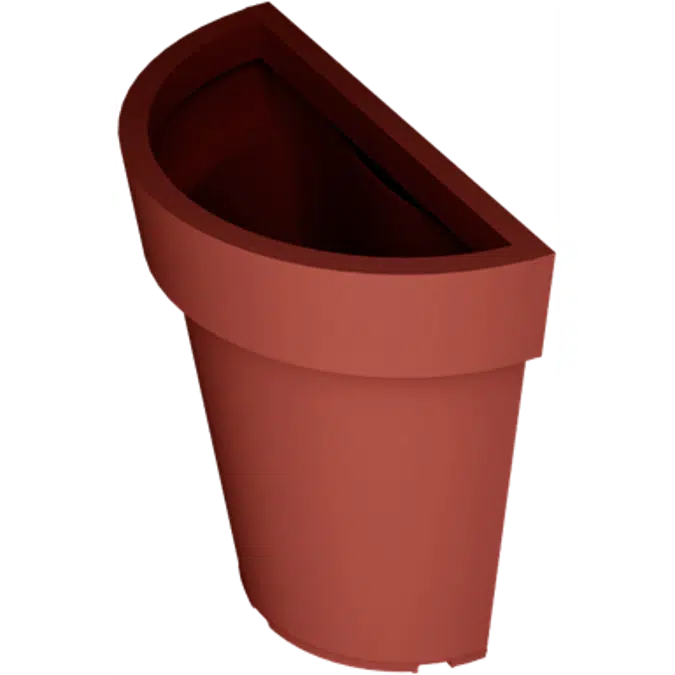 Recyclable plastic Flower pot – Half Extravase