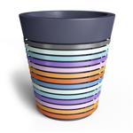 conical planter – pastel