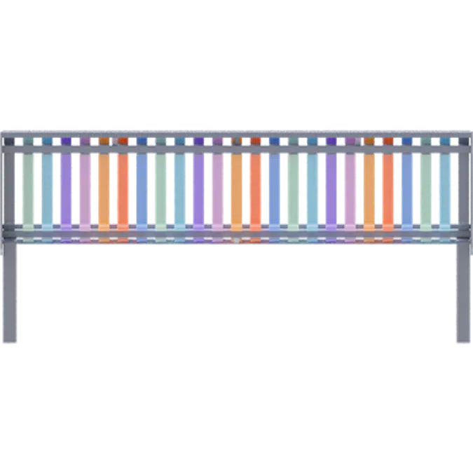 Öffentliche Sitzbank – PASTEL