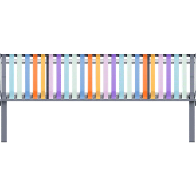 Öffentliche Sitzbank – PASTEL