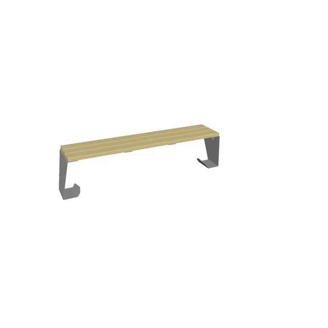 Backless bench – ORIGAMI