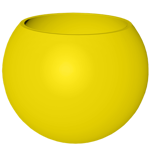 bowl planter – square