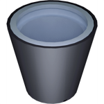 conical planter – extrabac