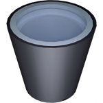 conical planter – extrabac
