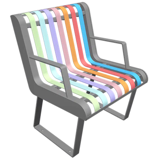 chaise urbaine – pastel