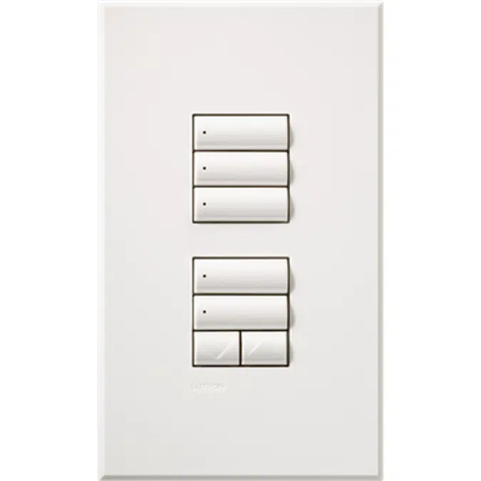 HomeWorks® QS Wired seeTouch® Architectural Keypad