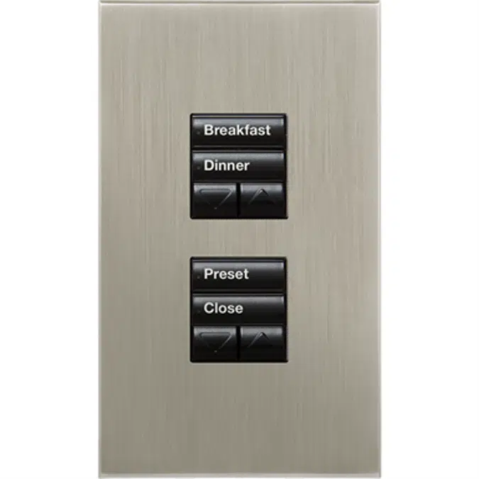 HomeWorks® QS Wired seeTouch® Architectural Keypad