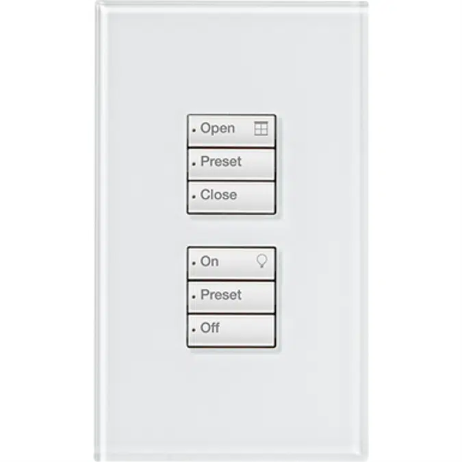 HomeWorks® QS Wired seeTouch® Architectural Keypad