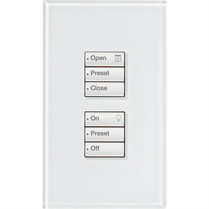 HomeWorks® QS Wired seeTouch® Architectural Keypad