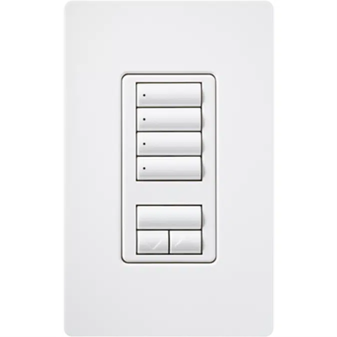 HomeWorks® QS RF C•L® Hybrid seeTouch® Keypad