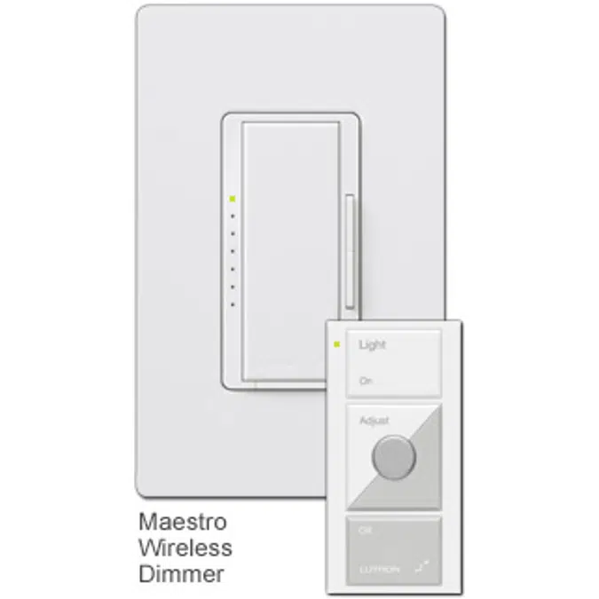 Maestro® Wireless Companion Switch, Multi-location Compatible, Power Failure Memory