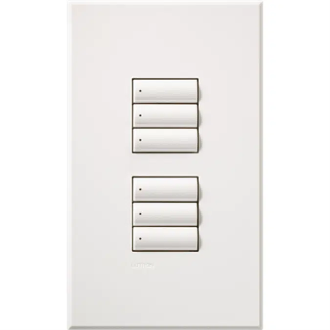 seeTouch® Wallstation, 1 to 7 Back-Lit Buttons, Low Voltage, Flexible Design, Custom Engraving