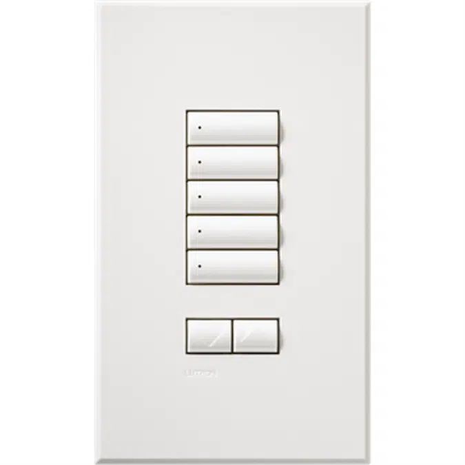 seeTouch® Wallstation, 1 to 7 Back-Lit Buttons, Low Voltage, Flexible Design, Custom Engraving