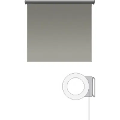 Immagine per Sivoia® QS Motorized Roller Shade, 100 to 300 sq. ft. of Fabric Maximum, Multiple Mounting Applications