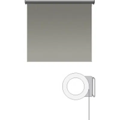 Image for Sivoia® QS Motorized Roller Shade, 100 to 300 sq. ft. of Fabric Maximum, Multiple Mounting Applications