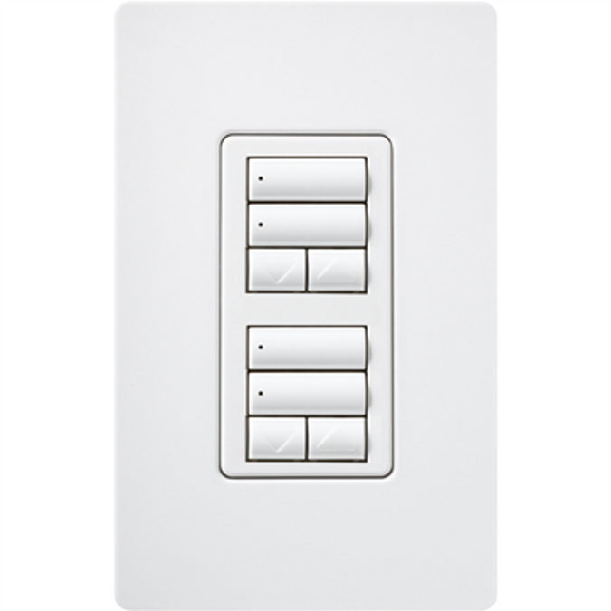 BIM objects - Free download! HomeWorks® QS RF seeTouch® Designer keypad ...