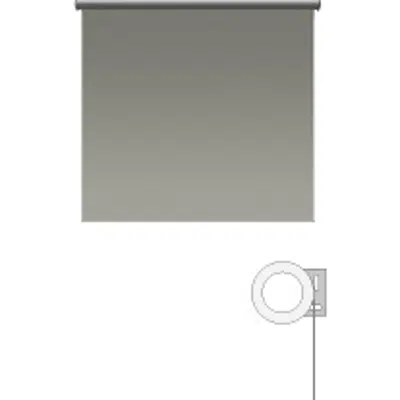 Image for Sivoia® QS Motorized Roller Shade, 64 sq. ft. of Fabric Maximum, Multiple Mounting Applications