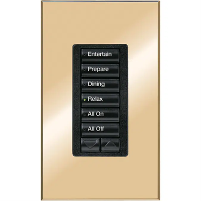 HomeWorks® QS RF seeTouch® Architectural keypad