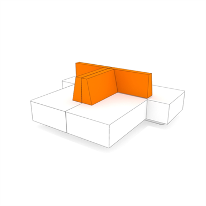 BIM 对象 - 免费下载！ Teknion Casual Seating - DNA - Open 01 Layout | BIMobject