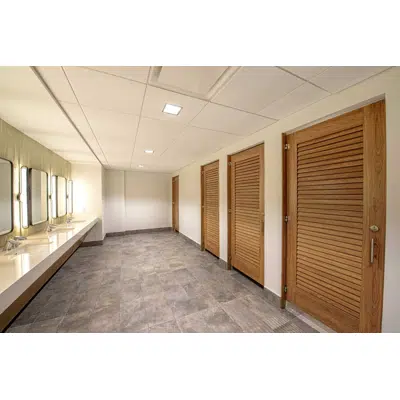 Compact Laminate Restroom Partitions 이미지