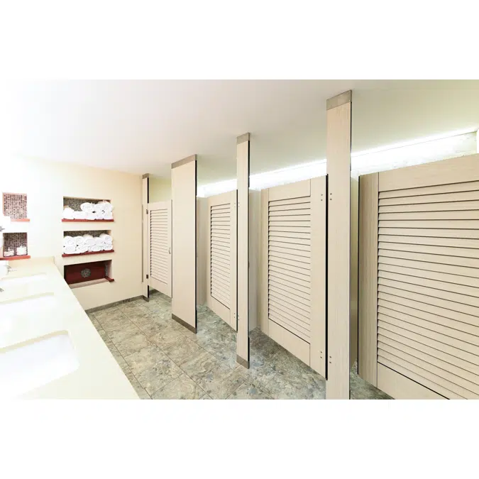 Compact Laminate Restroom Partitions