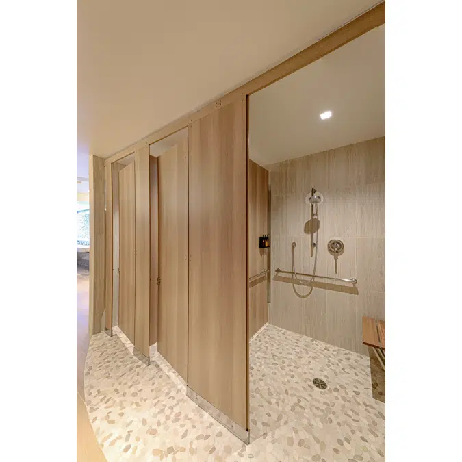 Compact Laminate Restroom Partitions