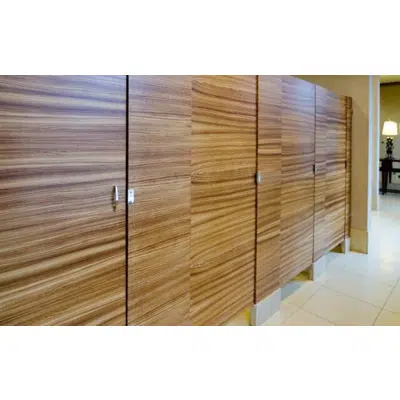 Image for Wood Veneer Restroom Partitions