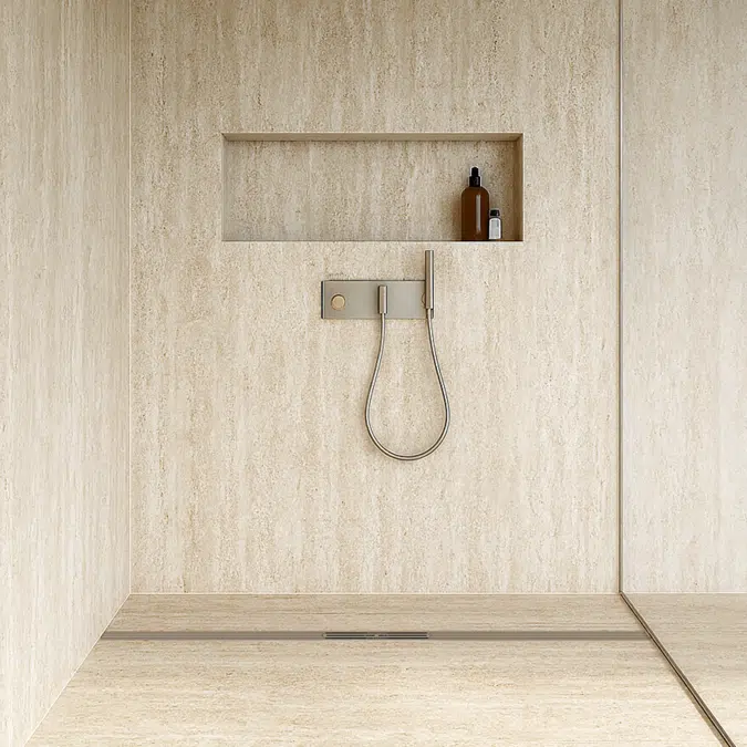 REVOLUX  | Cut-out shower channel/shower grating