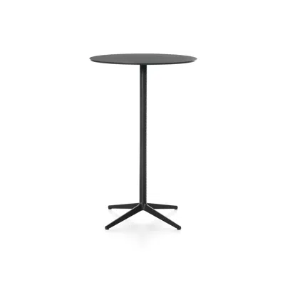 Image for MISTER X table round - 108cm high - cast iron with 4-spoke cross base