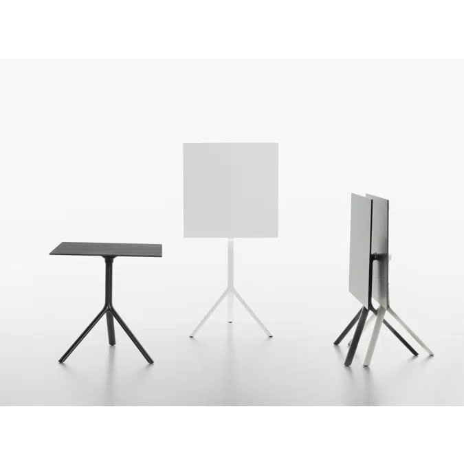 MIURA table square - 108cm high - foldable