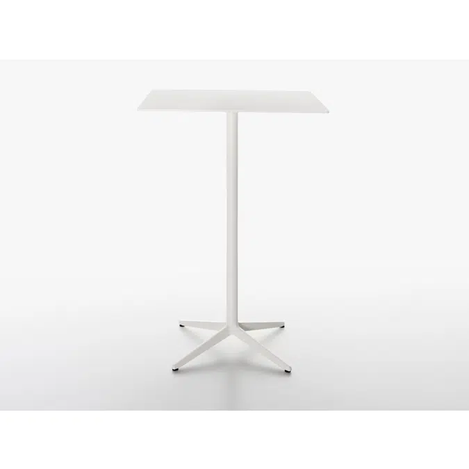 MISTER X table quadrato - altezza 108 cm - in ghisa con base a 4 razze incrociate