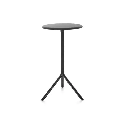 Imagem para MIURA table round in metall - 108cm high - foldable}