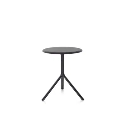 MIURA table round in metal - 73cm high - foldable 이미지