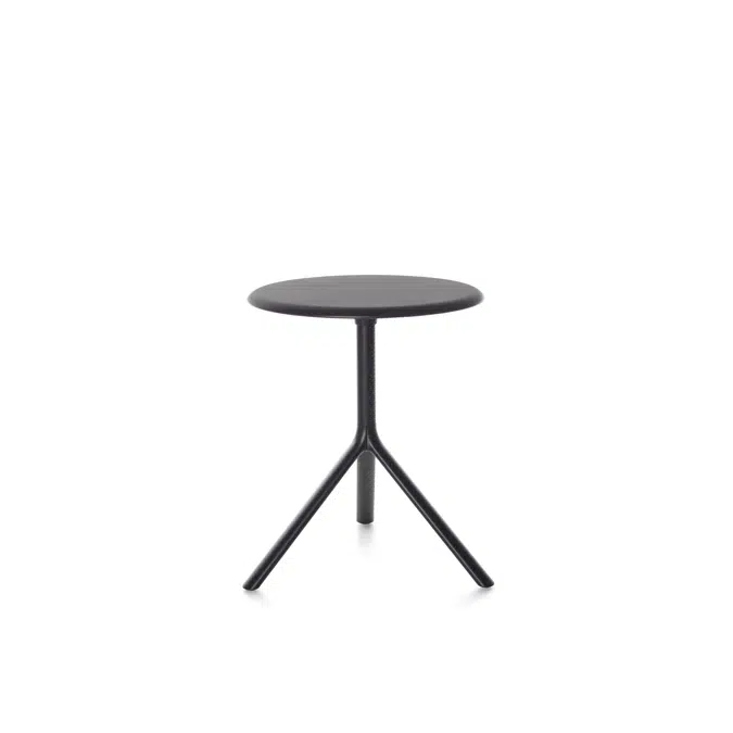 MIURA table round in metal - 73cm high - foldable