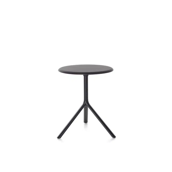 MIURA table rund in Metall - 73cm hoch - klappbar 