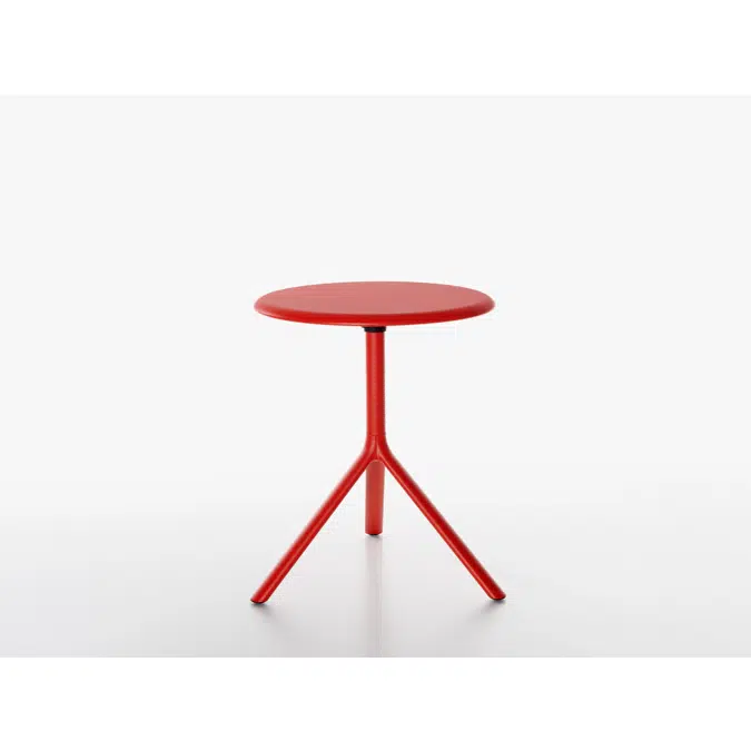 MIURA table rotondo in metallo- altezza 73cm - pieghevole 