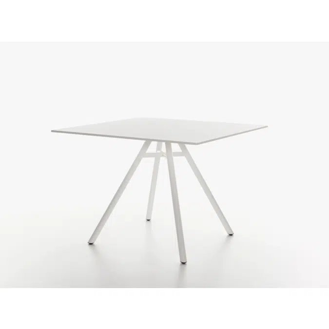 MART table square - 73 cm high - indoors and outdoors