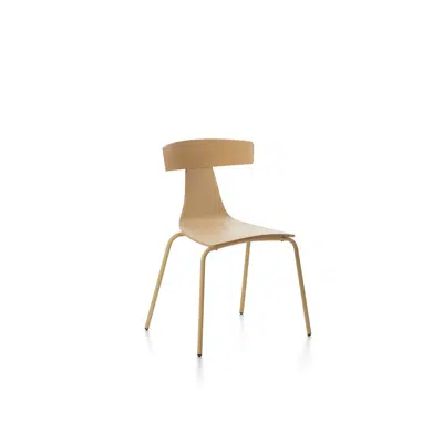 Image for REMO wood chair metal structure