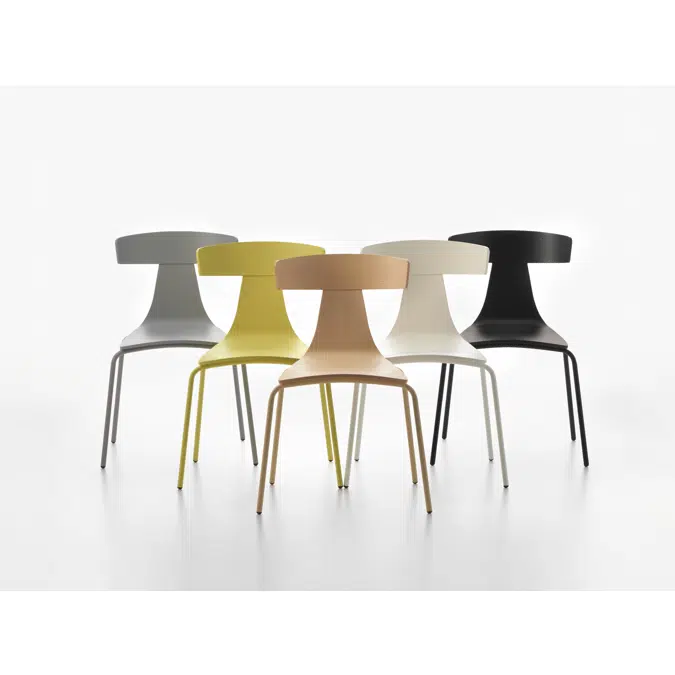 REMO wood chair metal structure