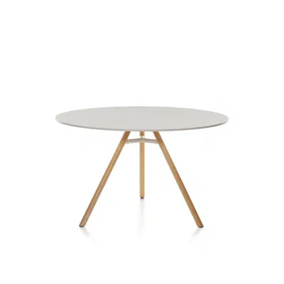 MART table round - 73 cm high - indoors and outdoors 이미지