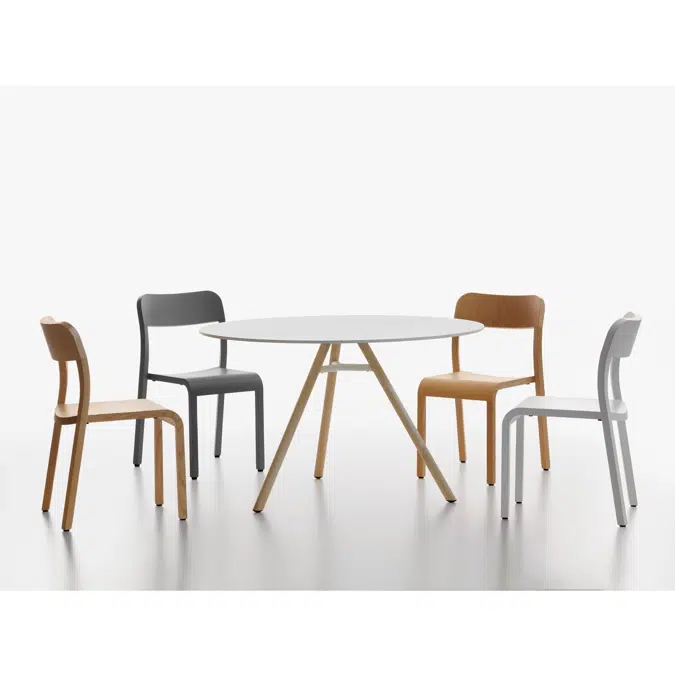 MART table round - 73 cm high - indoors and outdoors