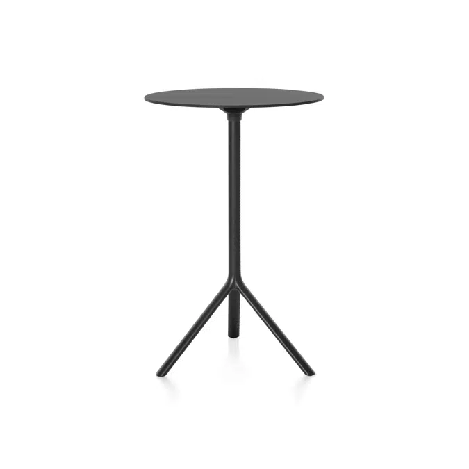 MIURA table round - 108cm high - foldable
