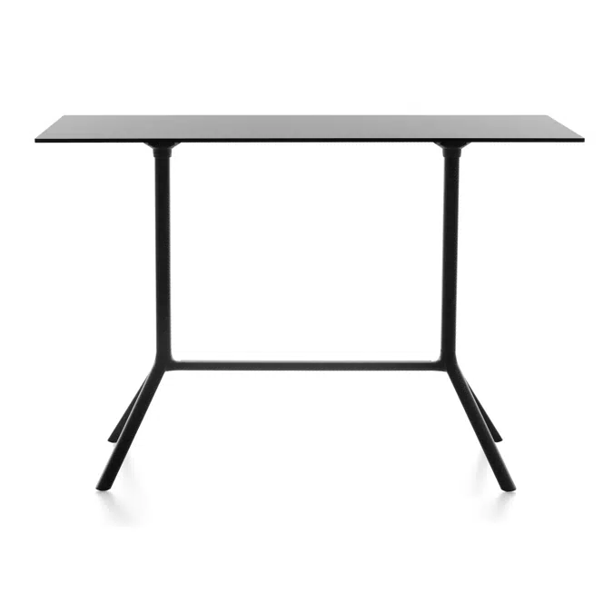 MIURA table rectangular - 108cm high - foldable