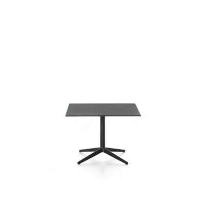 Immagine per MISTER X table quadrato - altezza 50 cm - in ghisa con base a 4 razze incrociate