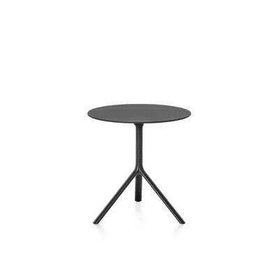 bilde for MIURA table round - 73cm high - foldable