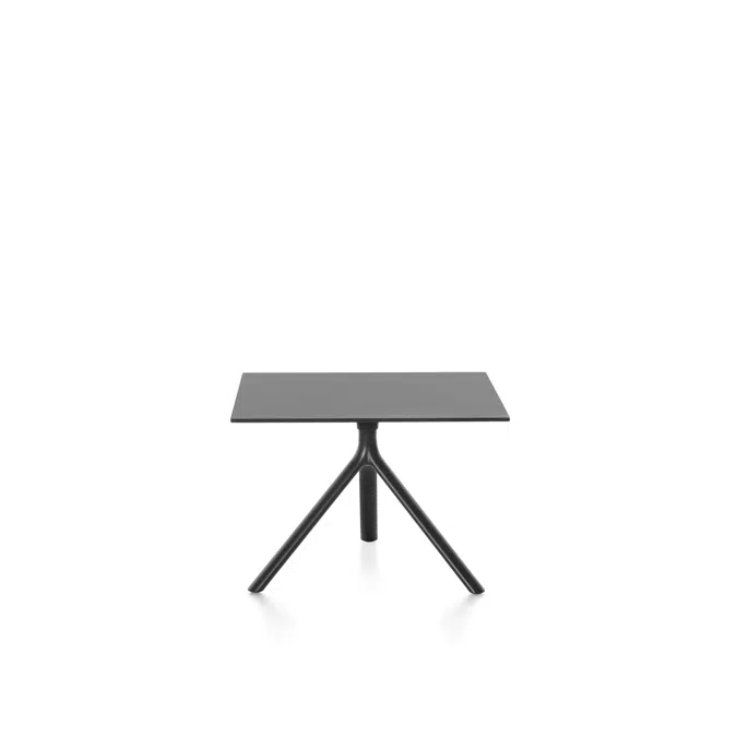 MIURA table square - 50cm high - foldable