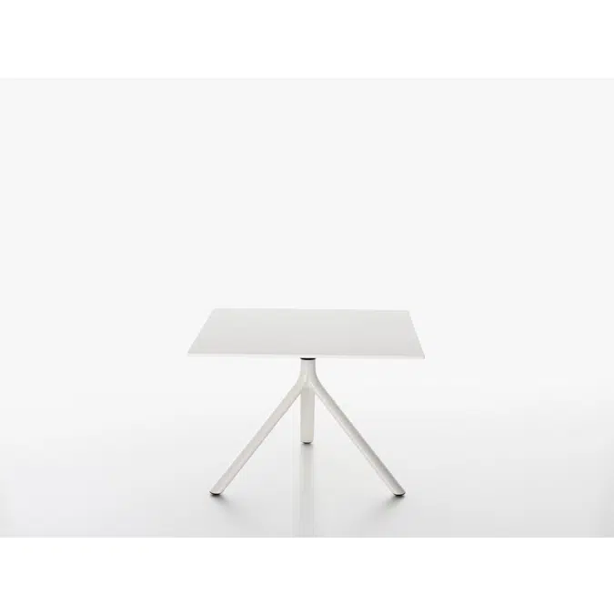 MIURA table square - 50cm high - foldable