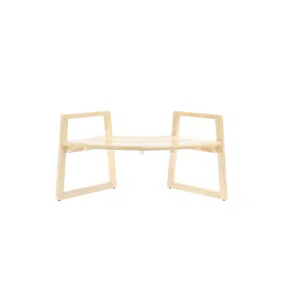 Meander bench 90 outer 2 armrest left right图像