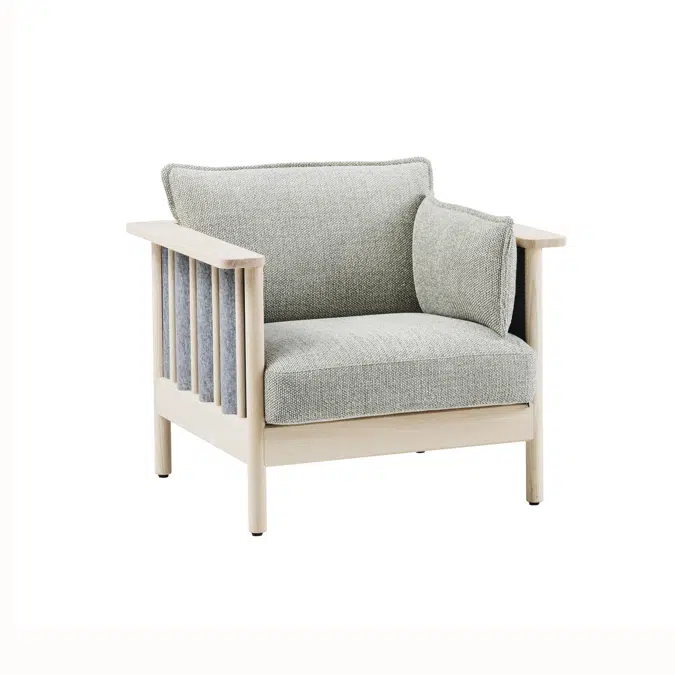 Ondulé armchair, low back