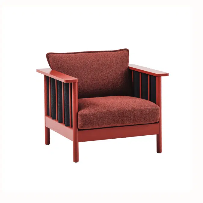 Ondulé armchair, low back